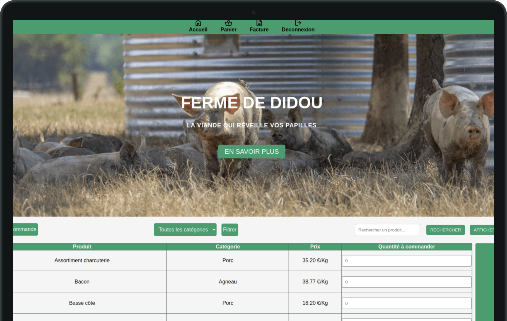 Application ERP Agricole